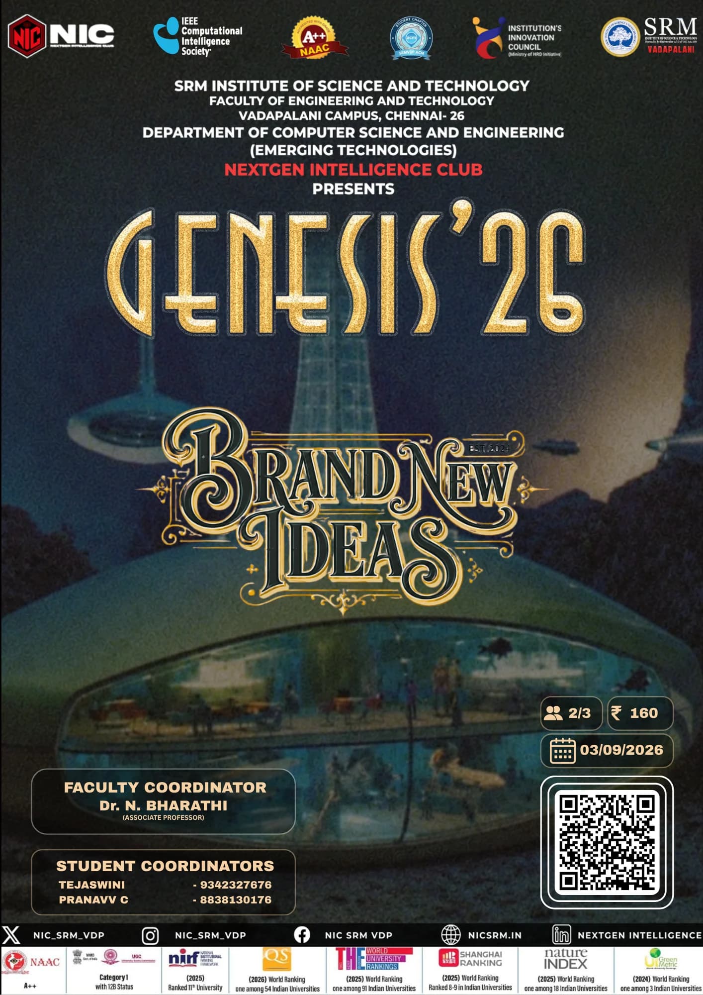Poster for Brand New Ideas, a Genesis '26 event