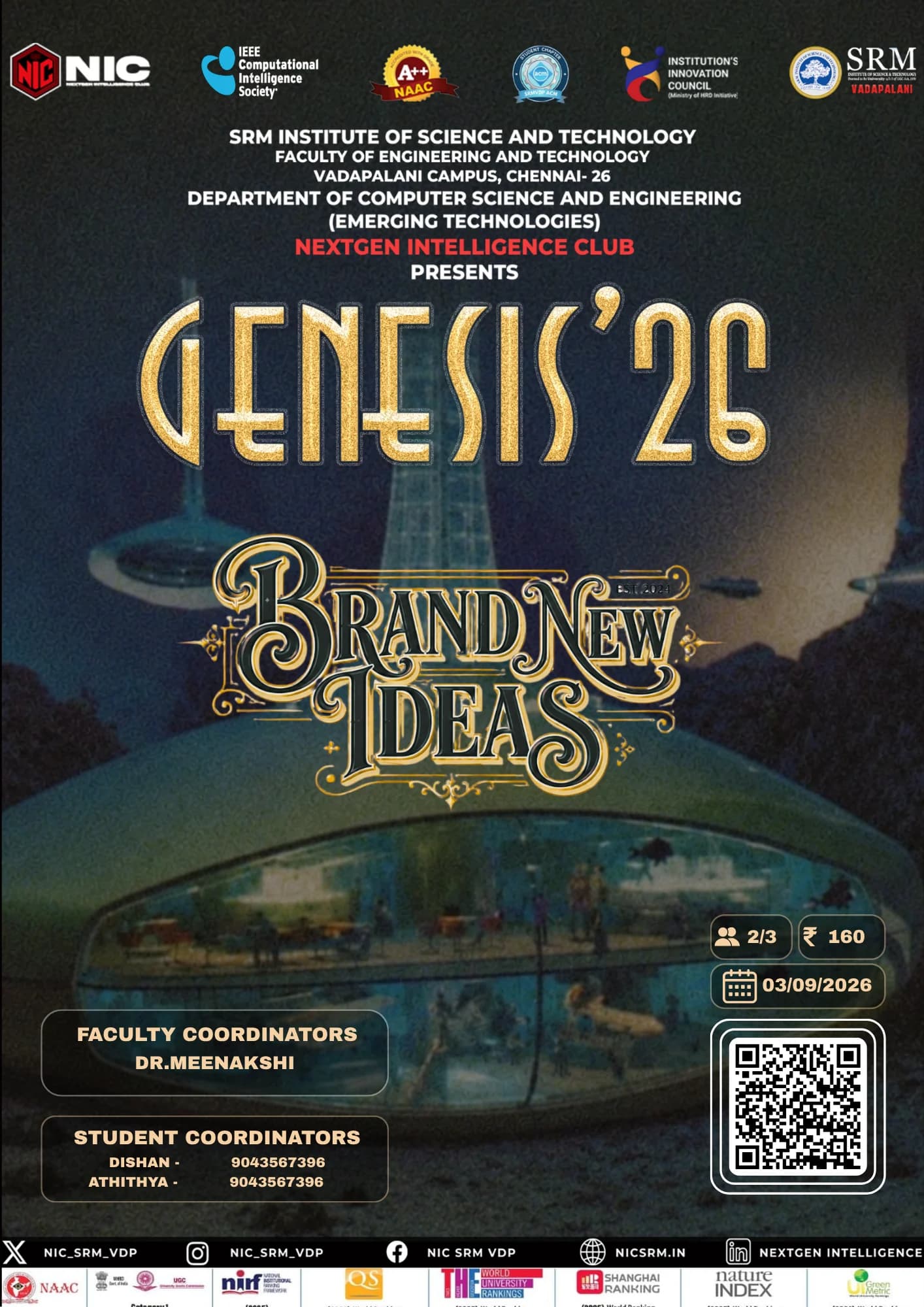 Poster for Brand New Ideas, a Genesis '26 event